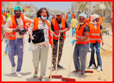 Cleaning day SAISON II à MBAO : le maire Abdou Karim SALL mobilise les Populations