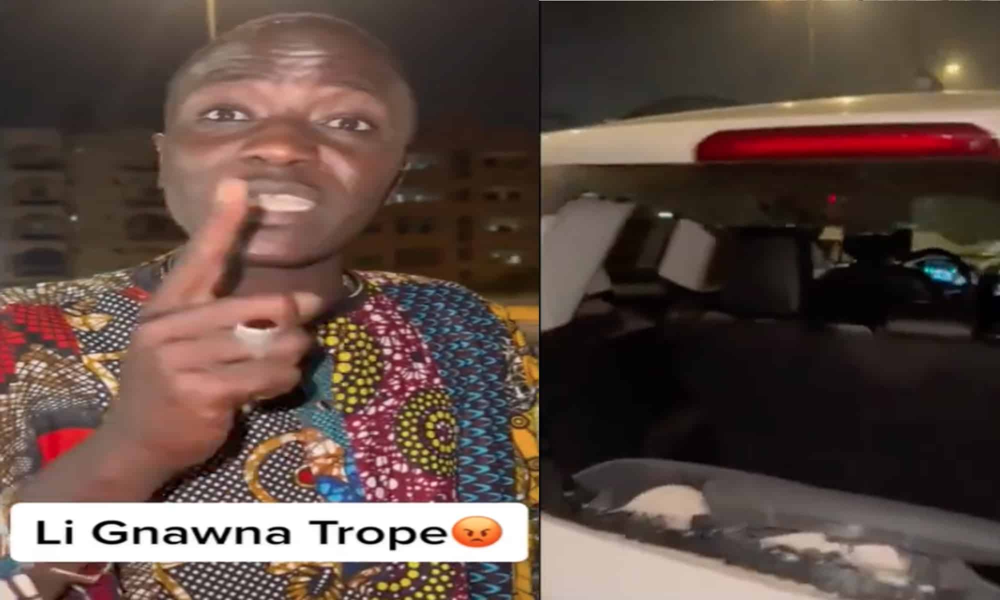 Arène Nationale: Sa voiture saccagée, Modou Mbaye Batamba déverse sa colère et menace de..." (Vidéo)