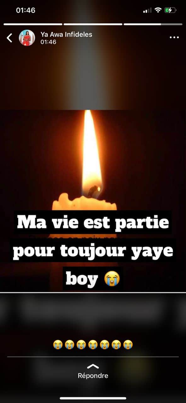 Nécrologie: l'actrice Ya Awa vient de perdre sa mère