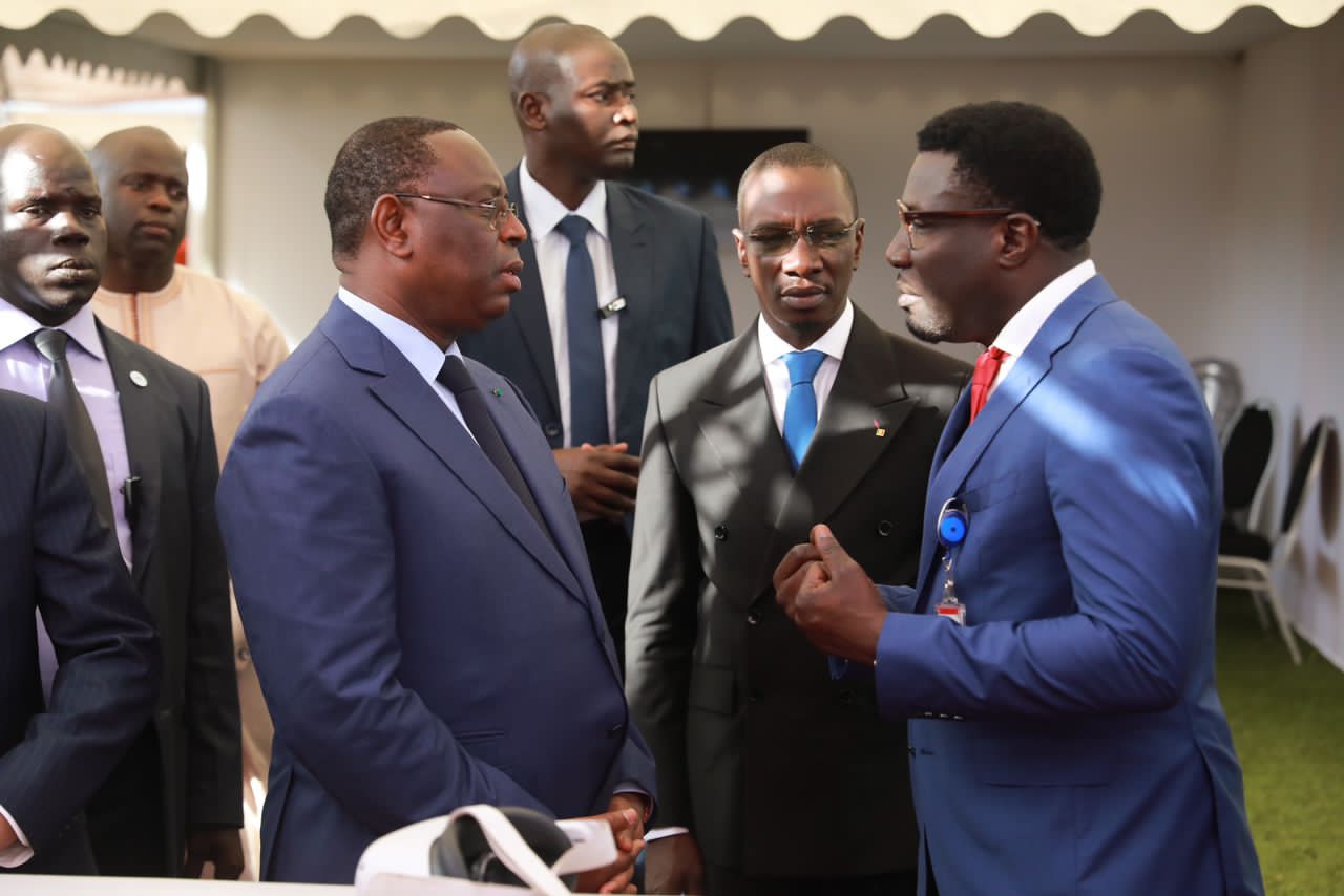 (Photos) Le discours du Chef de l'Etat, Macky Sall au Forum Sénégal Numérique