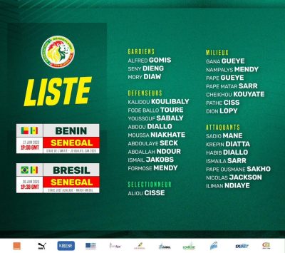 Équipe nationale : Aliou Cissé lâche une liste de 26 joueurs .