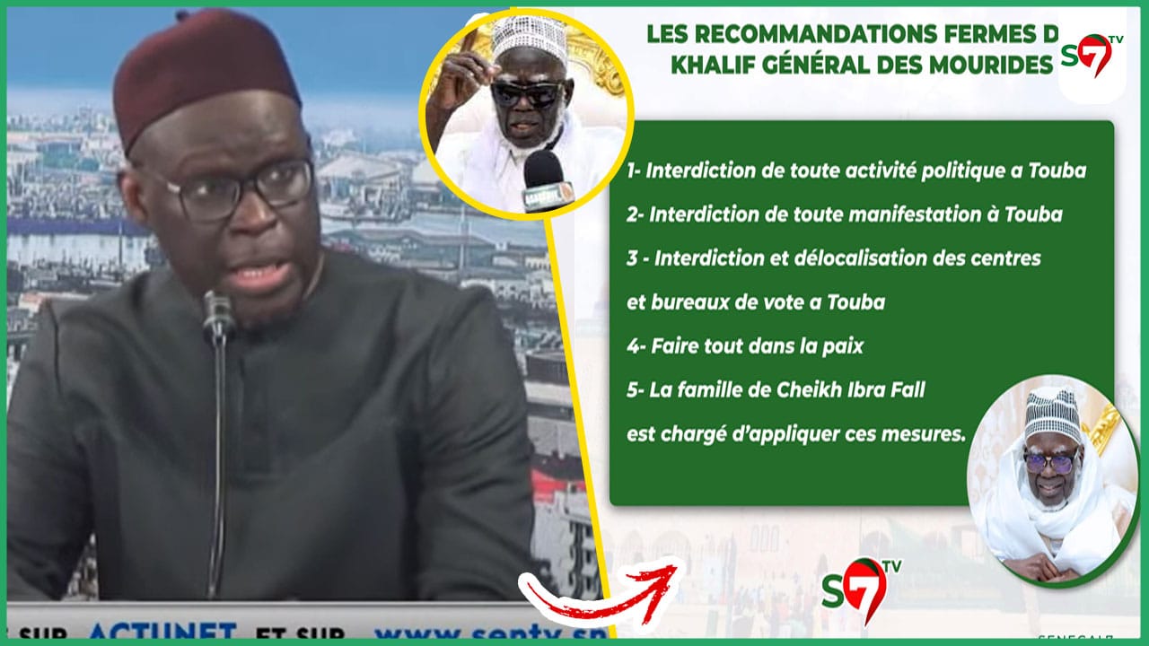 (Vidéo) M@nifs: Cheikh Bamba Dieye sur les mesures prises par S. Mountakha "Dagne Wara Geuna Daw Ci Beug Beugou Serigne Bi..."