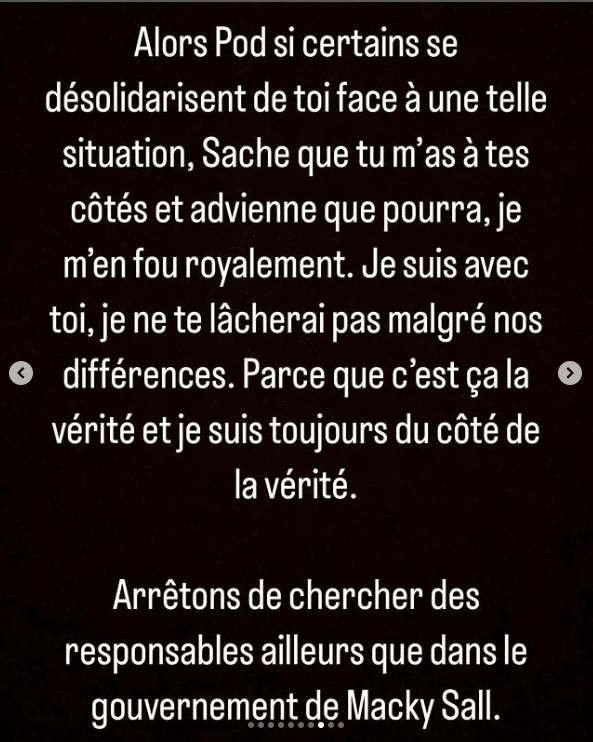 La colère de Momo contre Marodi : « Je suis très déçu…Pod a abandonné sa femme pour … »