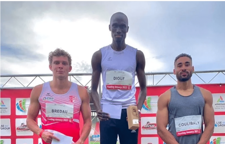 Athlétisme : Cheikh Diouf remporte le meeting d’Annecy (France)