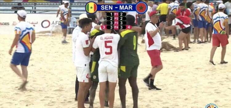 Beach Soccer – Hammamet 2023 : Le Sénégal perd son titre devant le Maroc