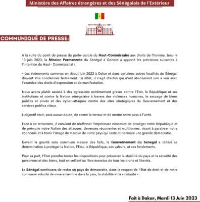 Sortie de l’ONU : Le Sénégal dénonce des actes de "terrorisme" et défend sa position