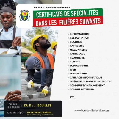 Parcours professionnel : La Ville de Dakar résolument engagée à accompagner les jeunes