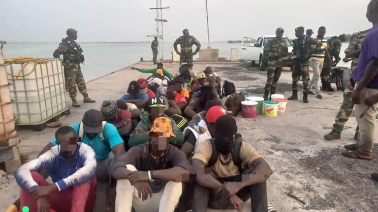 (Photos) Émigration clandestine : 35 candidats interceptés par la Marine nationale