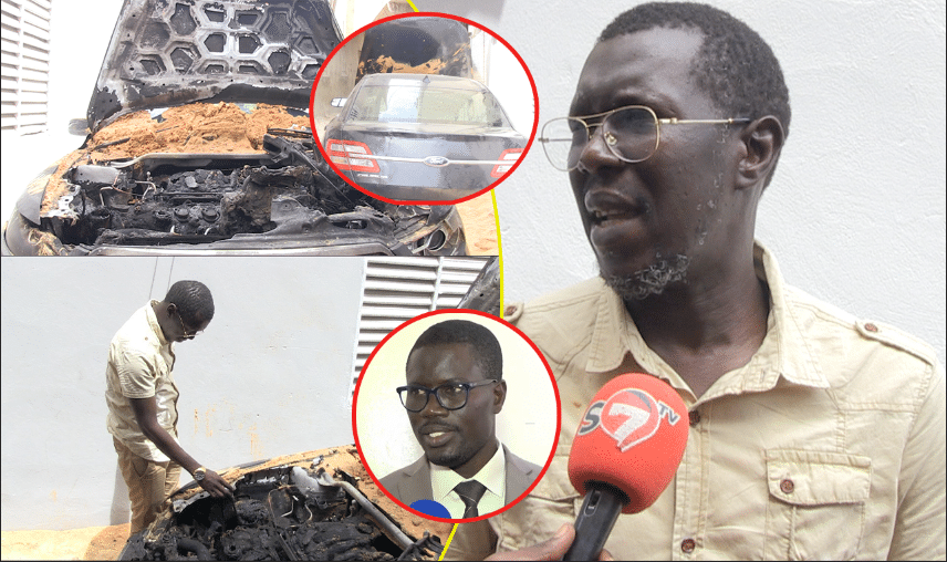 Sa voiture incendiée, Bah Diakhaté très remonté, accuse le maire de Pastef «Essence Lagn Jeule Taal..." (Vidéo)
