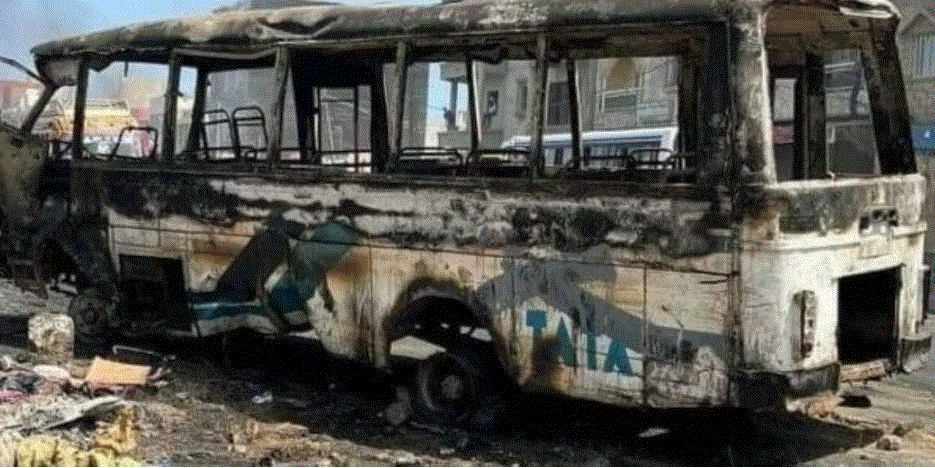 Thies : 3 minibus incendiés au cocktail molotov au quartier Médina Fall