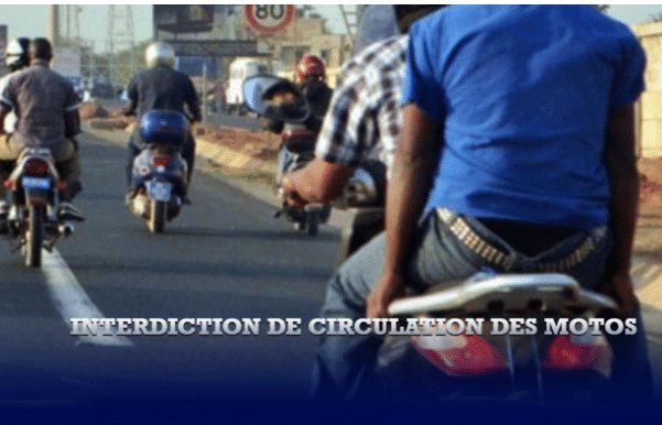 Thiès : Le gouverneur interdit la circulation des motos à partir de 00 h