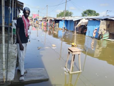 DIOURBEL : 300 cantines sous les eaux au marché Ndoumbé Diop.