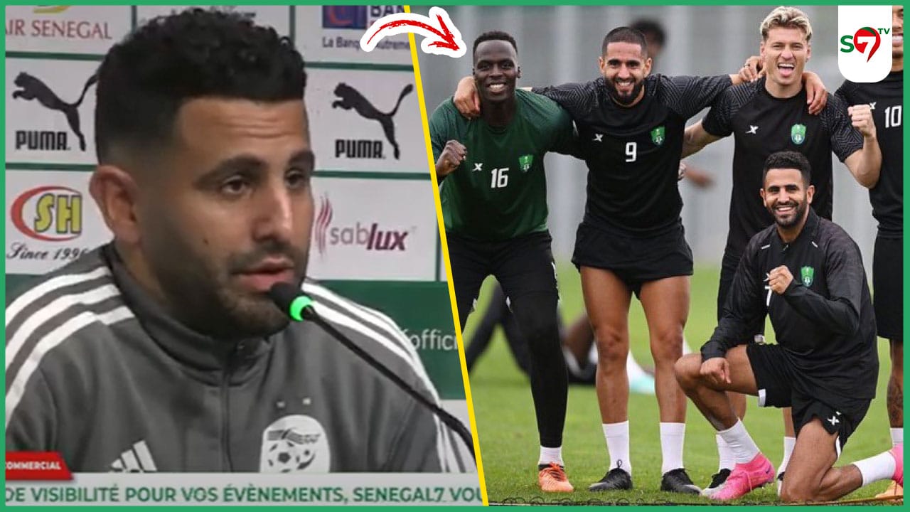 (Vidéo) Les mots touchants de Mahrez à E. Mendy son coéquiîer en club à 24 heures du choc Senegal vs Algerie