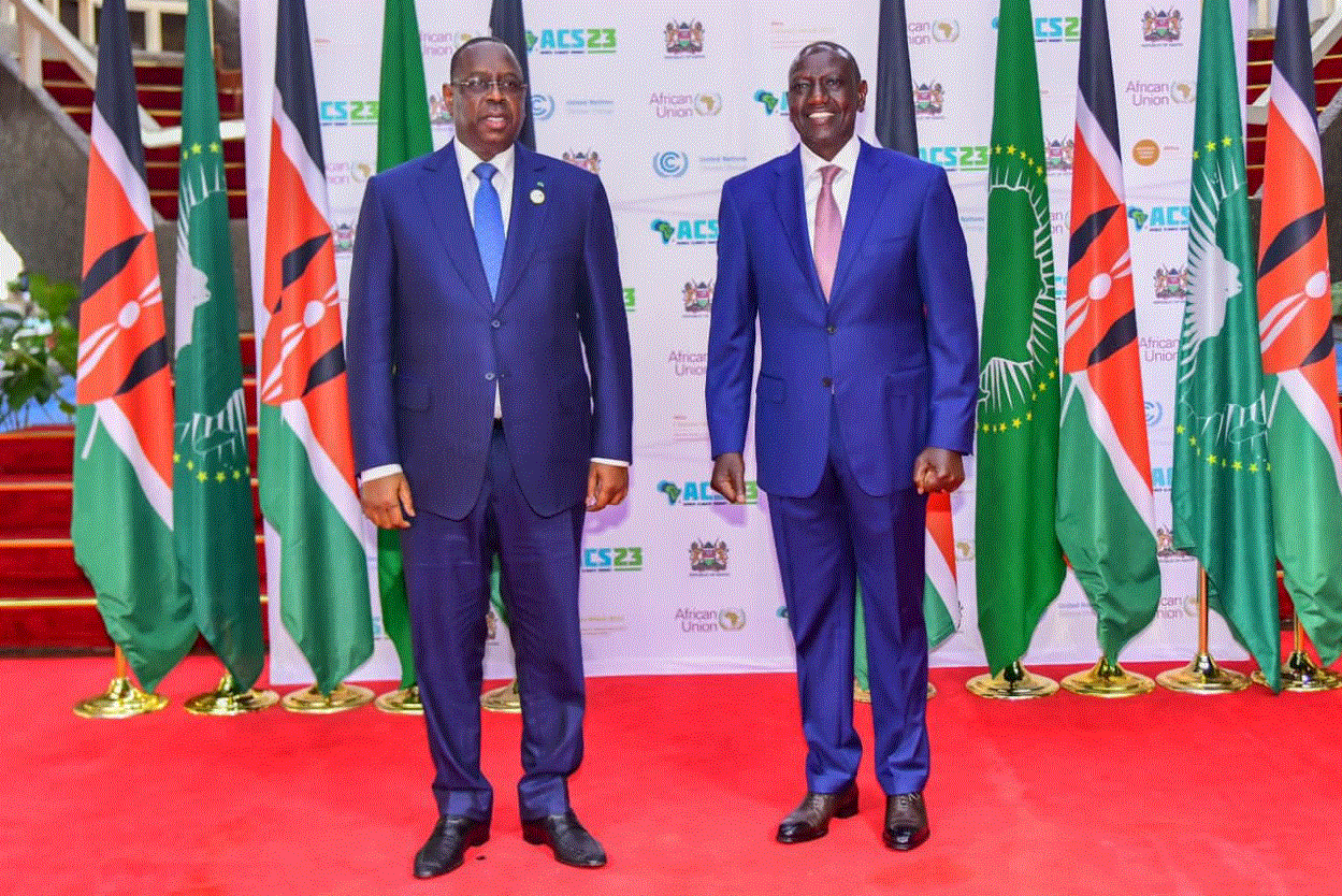 Sommet africain sur le climat : Macky Sall remercie le président William Samoei Ruto pour son invitation