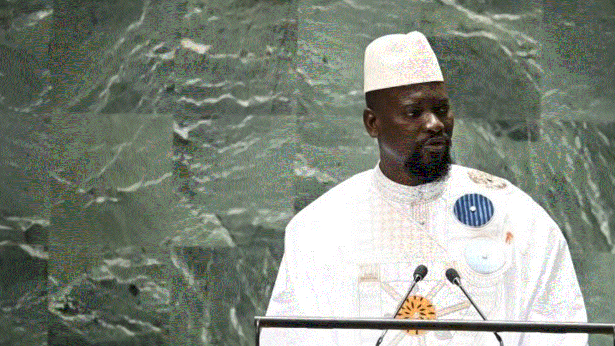 Assemblée générale de l'ONU: Le chef de la junte guinéenne se fait le porte-parole de l’Afrique