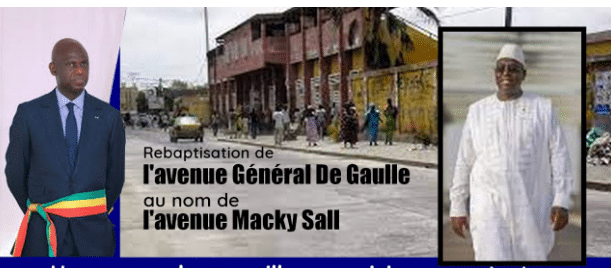 Saint -Louis : l'Avenue Général De Gaulle porte désormais le nom de Macky Sall.