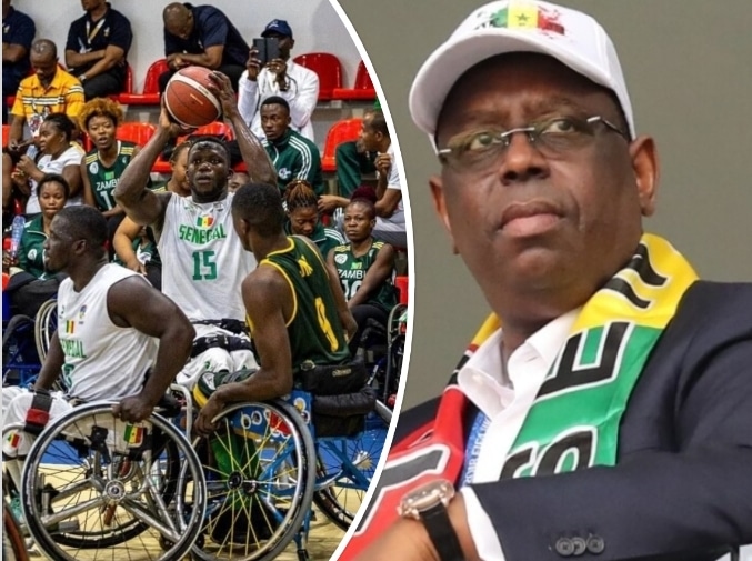 Jeux Africains paralympiques : Macky félicite l'équipe Nationale de basket après la qualif en demi-finale