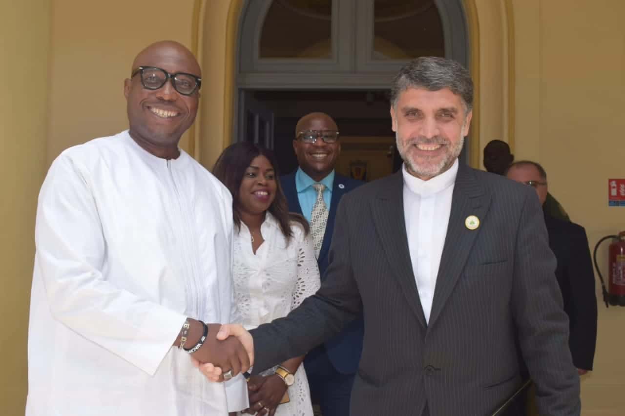 (Photos) le Maire de Dakar, Barthelemy Dias a reçu les Ambassadeurs du Japon & de l'Iran au Senegal