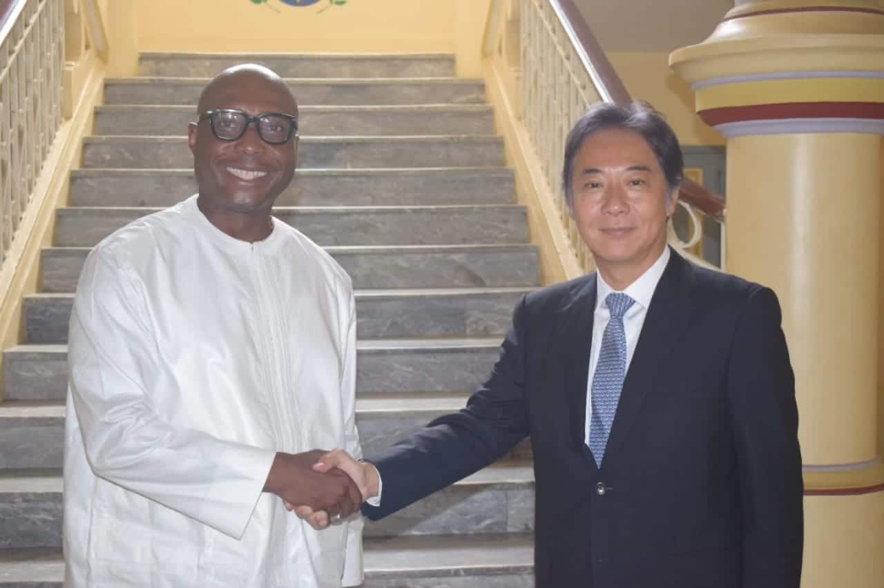 (Photos) le Maire de Dakar, Barthelemy Dias a reçu les Ambassadeurs du Japon & de l'Iran au Senegal