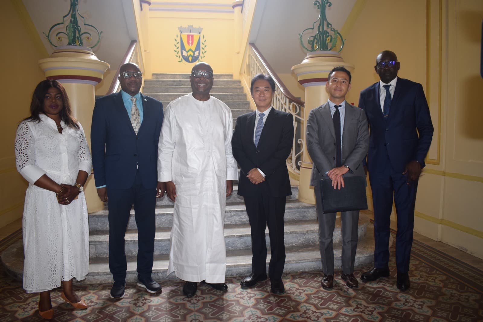 (Photos) le Maire de Dakar, Barthelemy Dias a reçu les Ambassadeurs du Japon & de l'Iran au Senegal