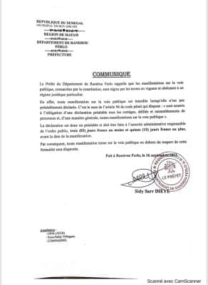 Matam : le préfet immobilise le convoi de Malick Gackou