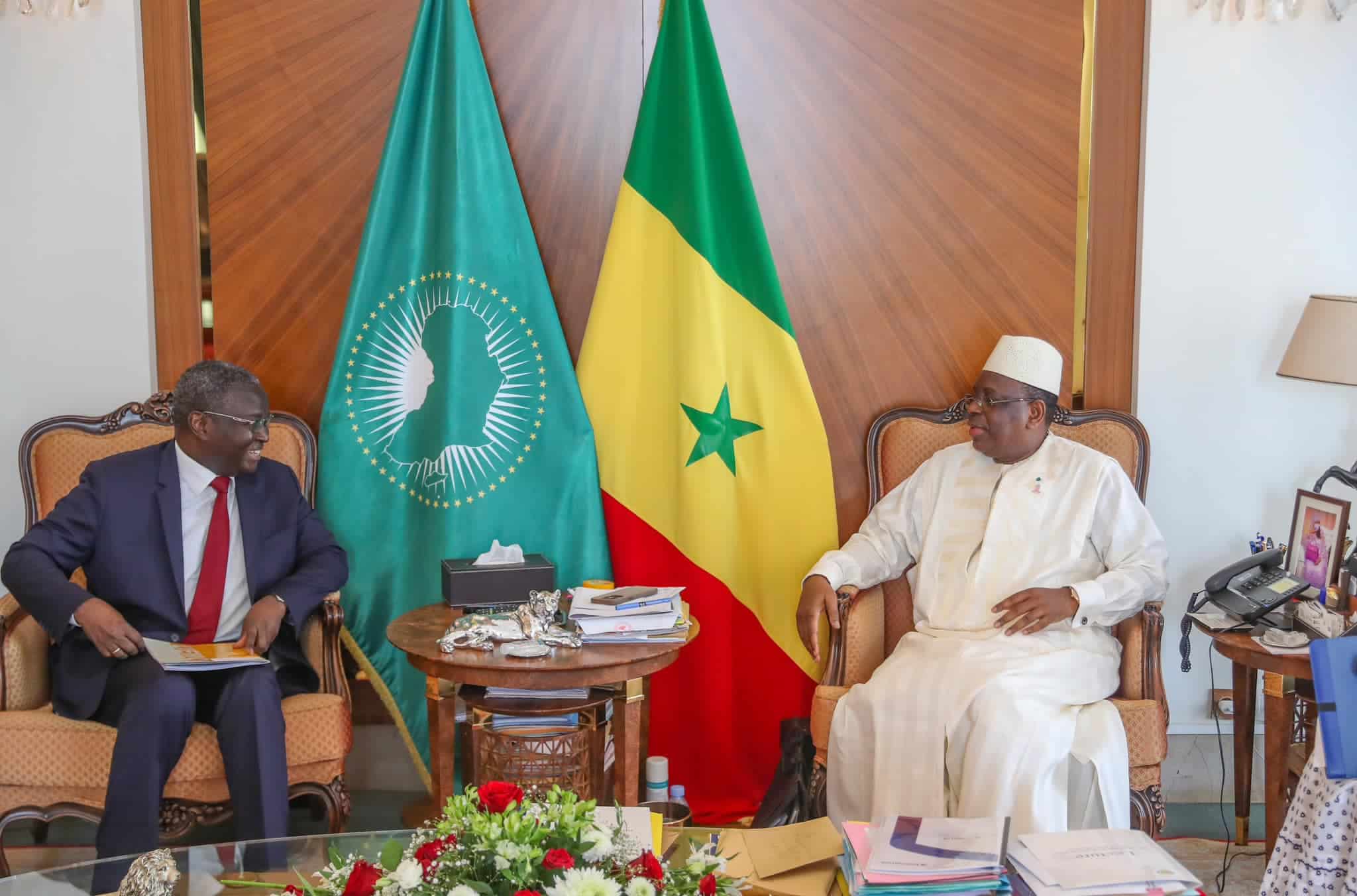 UEMOA: Le Président Macky Sall a reçu le Président Abdoulaye Diop