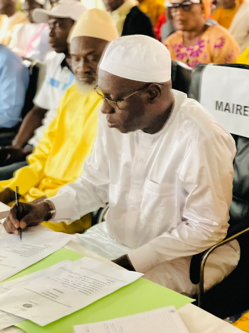 (Photos) Abdou Karim Sall effectue sa traditionnelle cérémonie de remise de fournitures scolaires aux écoles