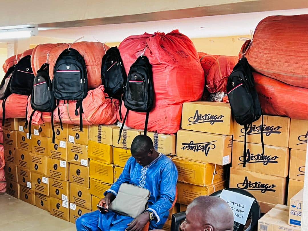 (Photos) Abdou Karim Sall effectue sa traditionnelle cérémonie de remise de fournitures scolaires aux écoles