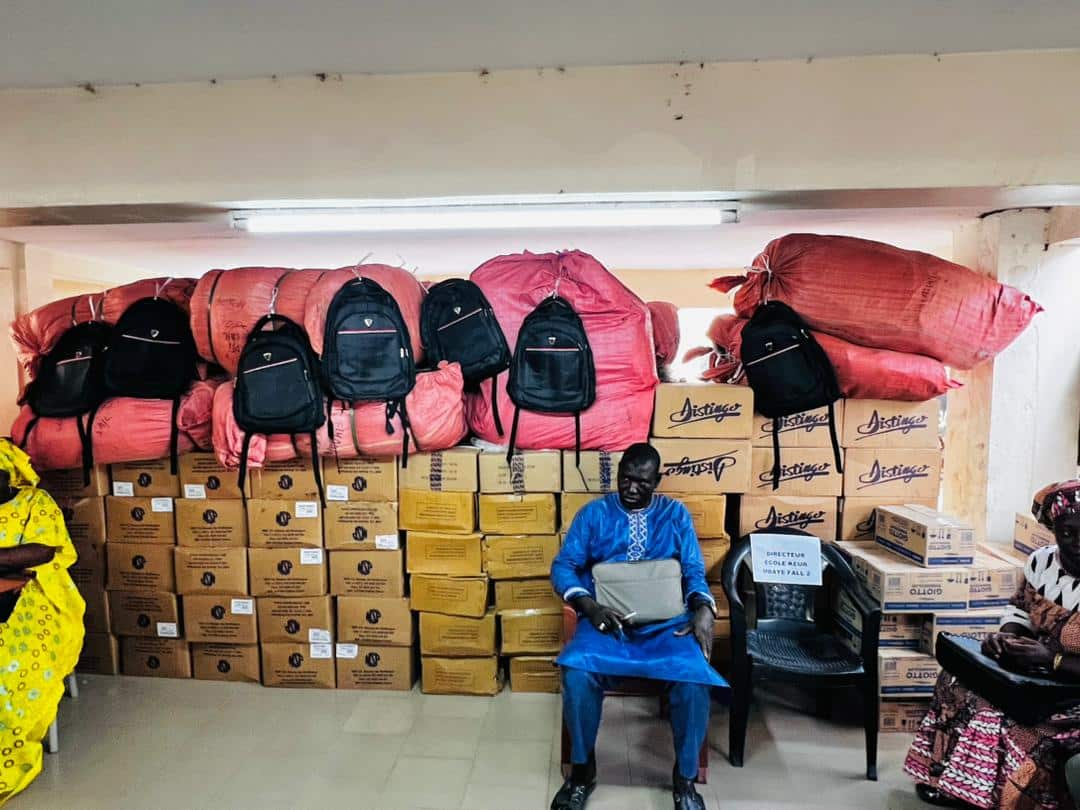 (Photos) Abdou Karim Sall effectue sa traditionnelle cérémonie de remise de fournitures scolaires aux écoles