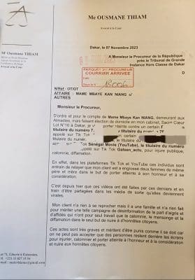 Cité dans une affaire supposée de mœurs : Mame Mbaye Niang traduit en justice des sites en ligne