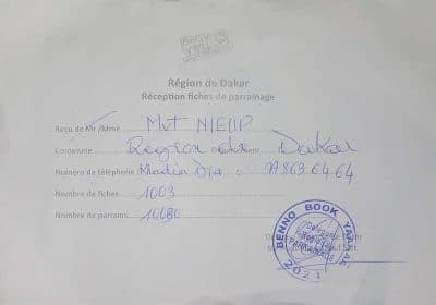 Parrainage BBY : Khadim Dia du mouvement « Nieup » apporte un lot de 28.277 parrains (photos)
