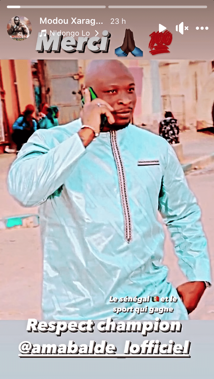 Arrêt sur Images: le beau message de Modou Lo à Ama Baldé