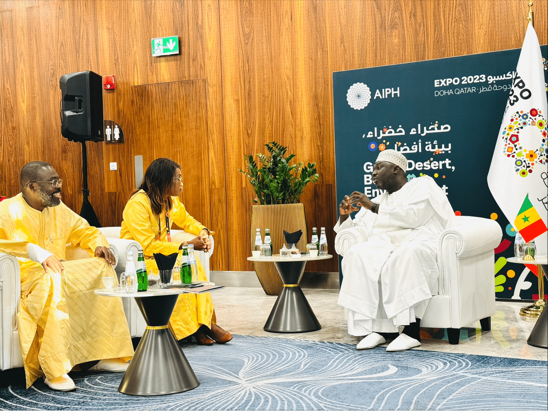 (Photos) EXPODOHA2023 : Ouverture officielle du pavillon Senegal par le ministre Abdou Karim Fofana & Mme Zahra Iyane Thiam