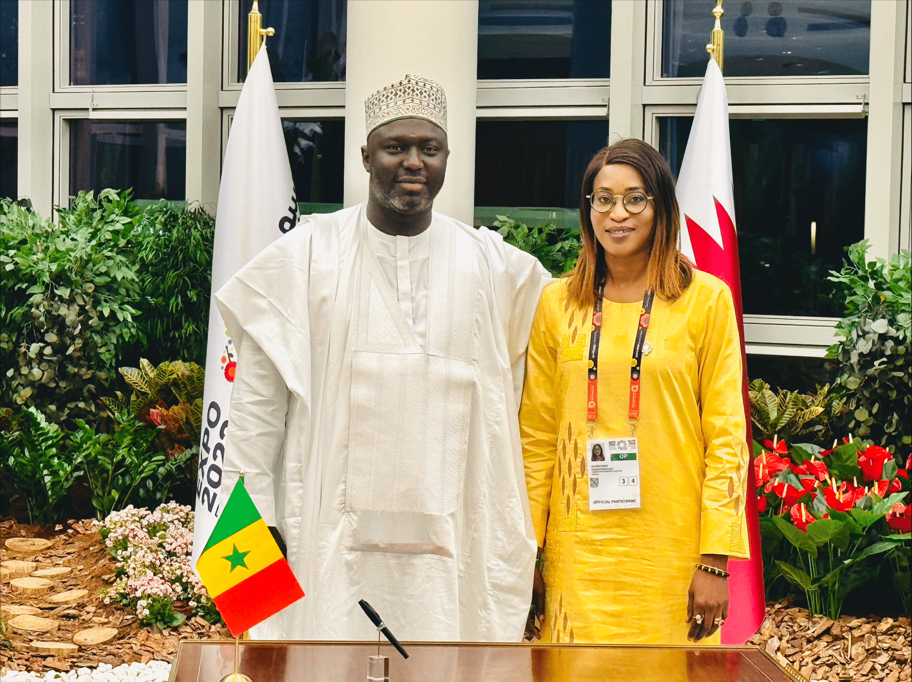 (Photos) EXPODOHA2023 : Ouverture officielle du pavillon Senegal par le ministre Abdou Karim Fofana & Mme Zahra Iyane Thiam