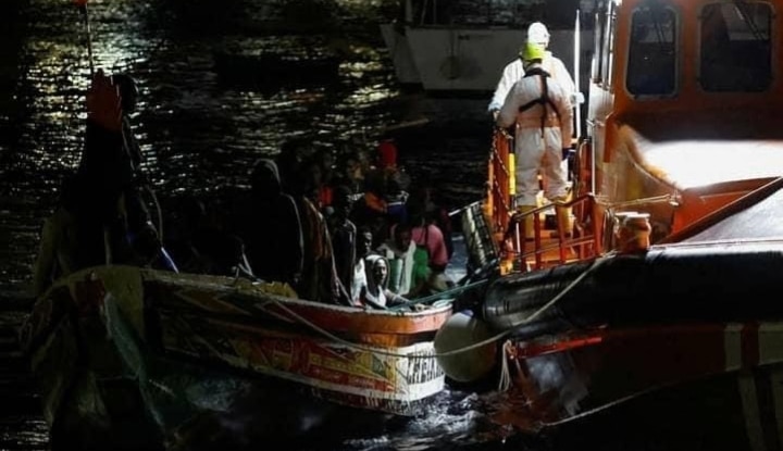Espagne : 2 pirogues de 382 migrants sénégalais accostent, 4 décès et 9 malades hospitalisés