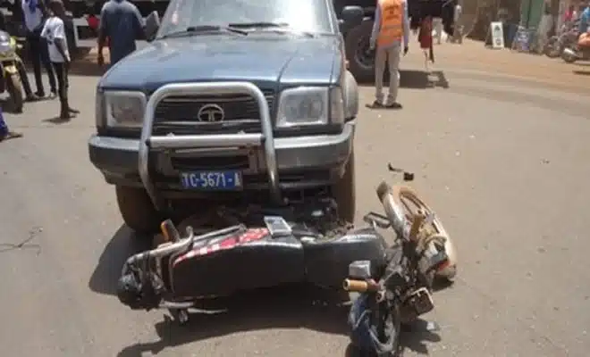 Louga : 2 personnes perdent la vie dans une collision entre un véhicule et une moto