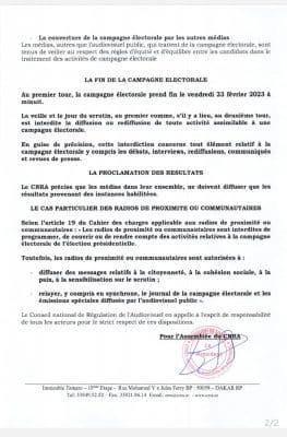 Couverture médiatique de la présidentielle 2024 : le CNRA met en garde les médias