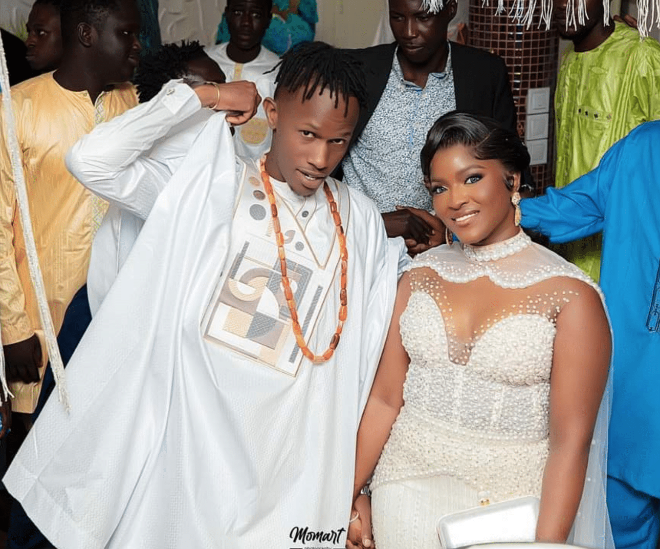 (Photos) Revivez en images les beaux clichés du mariage de Samba Peuzzi avec Dieyna, la fille de Mame Boye Diao