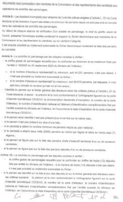 Dépôt de candidatures, parrainages : Les mesures prises par le Conseil constitutionnel
