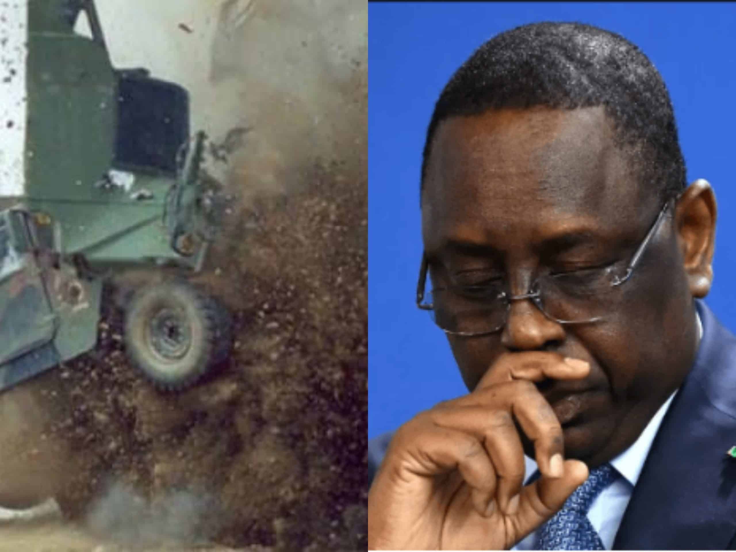 Explosion d'une mine en Casamance : Macky Sall s'incline devant la mémoire de 4 soldats décédés