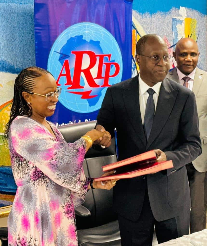 (Photos) L'ARTP conclut un partenariat avec la CDP et l'ENCVR dans le domaine de la sécurité et des technologies au Sénégal.