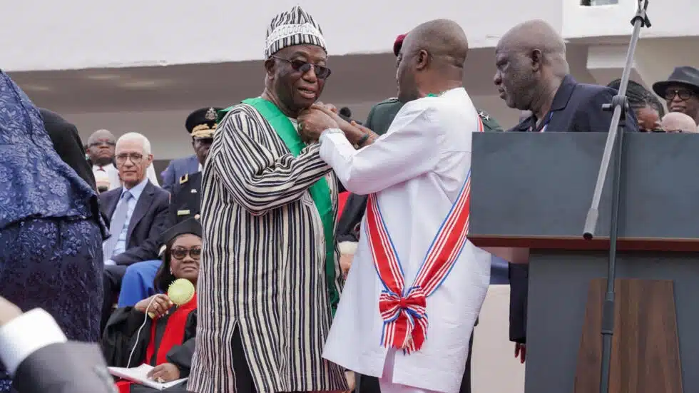 Liberia : le président Joseph Boakai a prêté serment à Monrovia