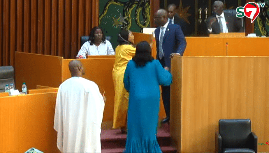 Ça chauffe à l'assemblée: Thierno Alassane et Mame Diarra Fam ont failli se bagarrer (Vidéo)