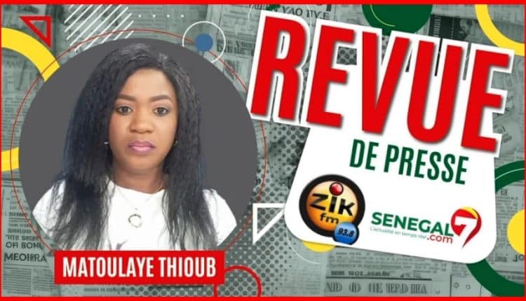 Revue De Presse Wolof Zik Fm Du Jeudi 25 Janvier 2024 Avec