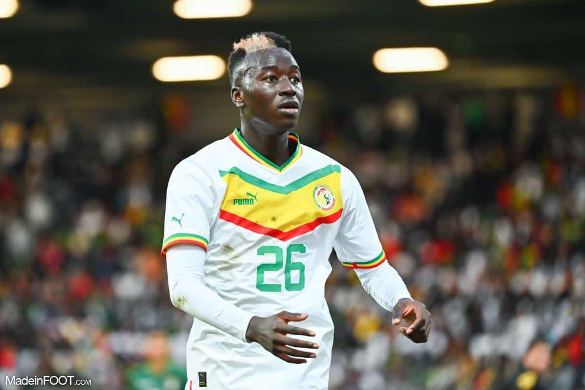 Can 2023 : Pape Gueye ouvre le score (1-0) face à la Gambie