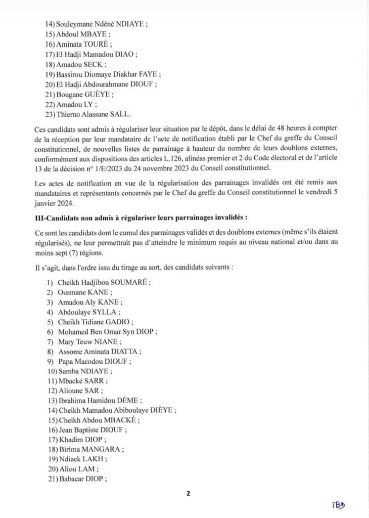 Sonko "éliminé" de la Présidentielle : Le Conseil Constitutionnel dévoile la raison