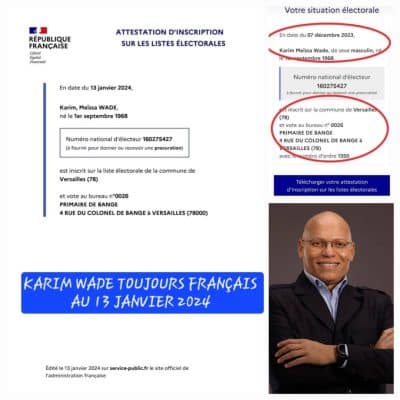 "Double nationalité" de Karim WADE : Thierno Alassane Sall alerte sur une possible violation de la Constitution (communiqué)