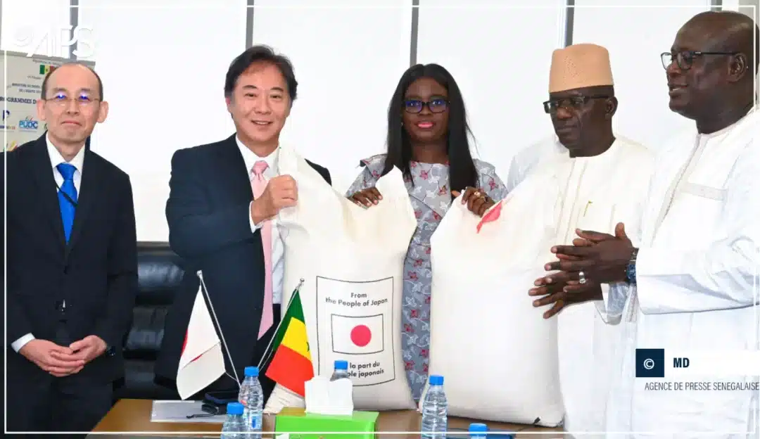 Coopération bilatérale: le Japon fait un don de 4800 tonnes de Riz au Senegal
