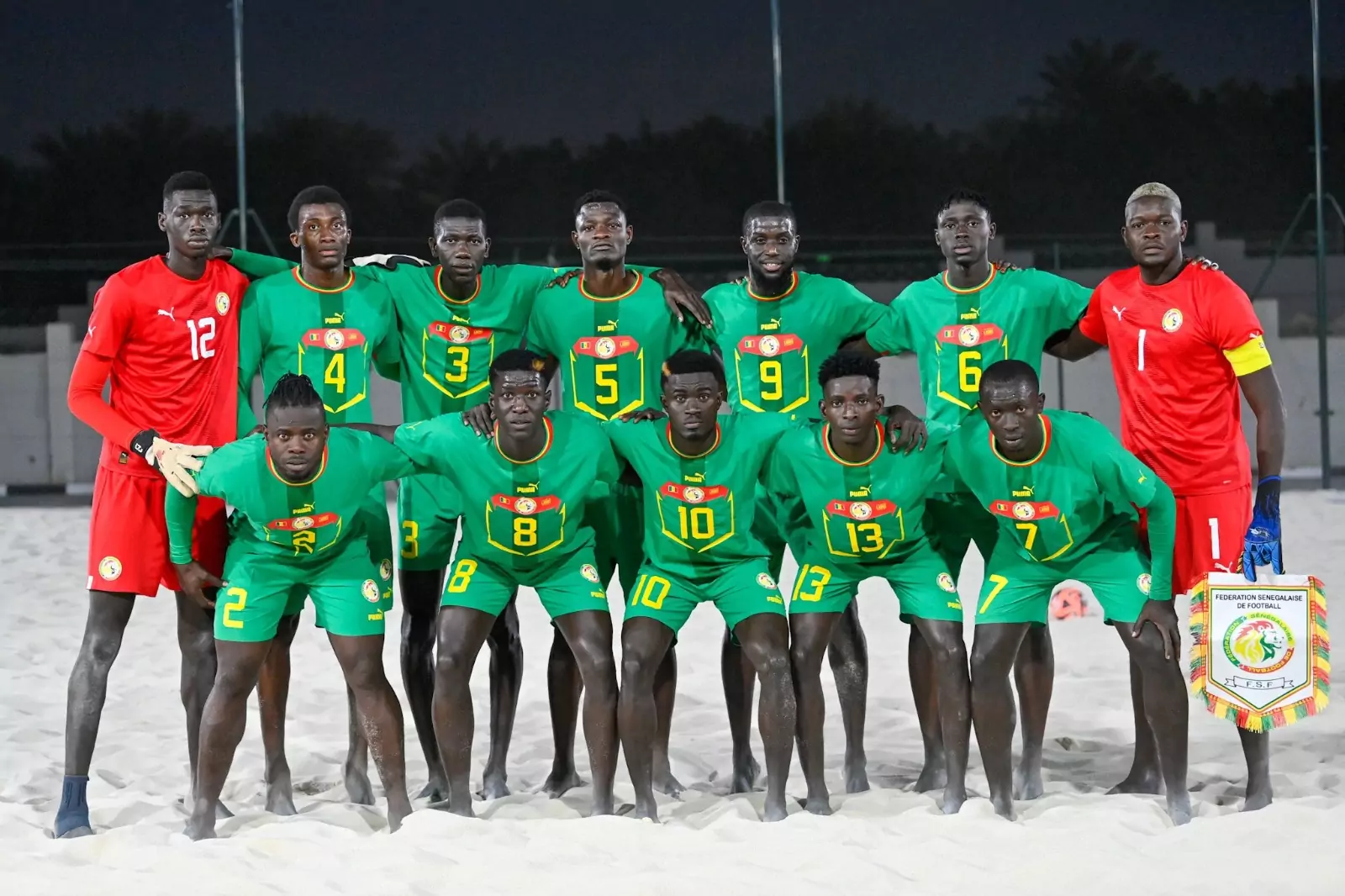 Coupe du Monde Beach Soccer 2024 : La Fédération Sénégalaise dévoile les numéros de dossards des Lions