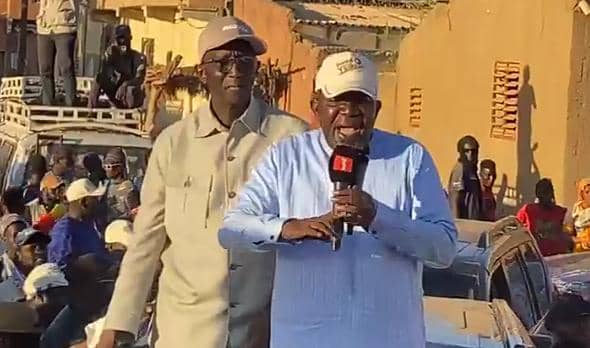 DAGANA : Le Ministre Oumar Sarr reçoit dans la liesse populaire le candidat Amadou Ba
